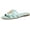 Tide Blue, variant on Women's Bay Radiant Flat Sandal Bleached Wheat 5.5M