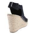 thumbnail image 5 of Kenneth Cole New York Womens Olivia Buckle Espadrille Wedge Sandals, 5 of 7