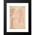 thumbnail image 2 of Gilles-Marie Oppenord 14x18 Black Modern Framed Museum Art Print Titled - Study for a Garden Capriccio, 2 of 5