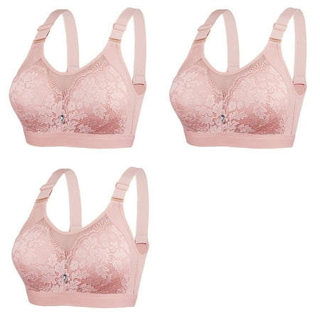 LLYWEY Racerback Sports Bras for Women Discounts Seamless Padded Bra Ladies Balconette Bra Style-904 Women Compression Bra Feature Adult Female Yoga Sports Bras Pinks 34B