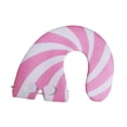thumbnail image 2 of Sombrero Fiesta Navidad Accesorio Disfraz Divertido Gorro Bastón Dulce Confección Suave y Ligera Adecuado para Celebraciones Navideñas Accesorios de Rosa Blanco, 2 of 8