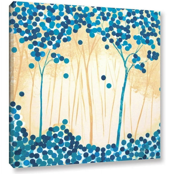 ArtWall Herb Dickinson "Turquoise Forest I" Gallery-wrapped Canvas