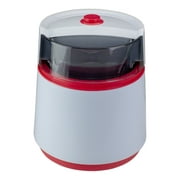 7.75" Black and Red Battery Operated Half Pint Ice Cream Maker