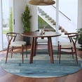 thumbnail image 4 of Blue Wood Area Rug, Vintage Wooden Broad Pastoral Style Washable Large Circle Carpet, Non Slip Round Rug for Living Room/Bedroom/Dining Room/Home Office/Dorm, 4 of 9