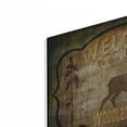 thumbnail image 2 of Luxe Metal Art 'Welcome Lodge Deer' by Lightbox Journal, Metal Wall Art, 16"x12", 2 of 9