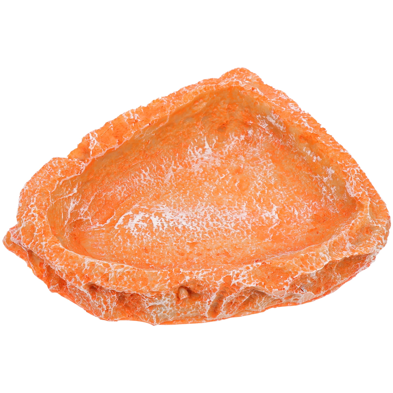 Tortoise Water Basin Reptile Food Container Resin Reptile Water Food
