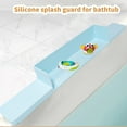 thumbnail image 6 of Flexible Silicone Bathtub Splashing Barrier Adhesive Pads Quick Installation, 6 of 7