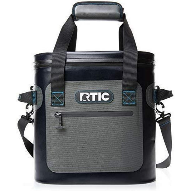 RTIC Soft Pack 20 Can Cooler with Flip Top (Blue & Grey)
