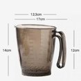 thumbnail image 2 of Kitchen Plastic Measuring Cup, Transparent Graduated Kitchen Measuring Cup 1000ml, Kitchen Household Baking Measuring Tool Set, 2 of 4