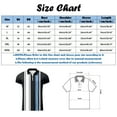 thumbnail image 3 of Polo Shirts For Men Summer Striped Print Turn Down Collar Short Sleeve Tops, 3 of 4