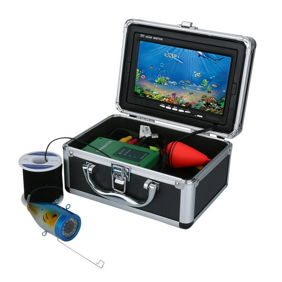 7 Inch 1000tvl Underwater Fishing Video Camera Kit 12 PCS LED Infrared Lamp Lights Video Fish Finder Lake Underwater Fish Cam ,Built to Last