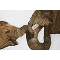 thumbnail image 3 of Elki,O 14x11 Black Modern Framed Museum Art Print Titled - Elefant, 3 of 5