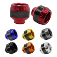 thumbnail image 1 of Accesorios de modificación de vehículos eléctricos de motocicleta Copa anti-caída universal Rueda delantera anti-caída Imitación de fibra de carbono Decoración de carrocería Horquilla delantera Copa, 1 of 1