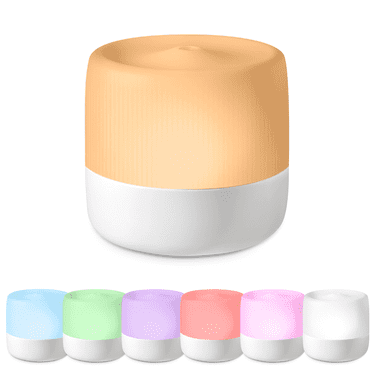 Homedics Ultrasonic Aroma Essential Oils Diffuser with Color-Changing Lights, up to 5 Hours Runtime, Uses Your Favorite Essential Oils, 180 ml