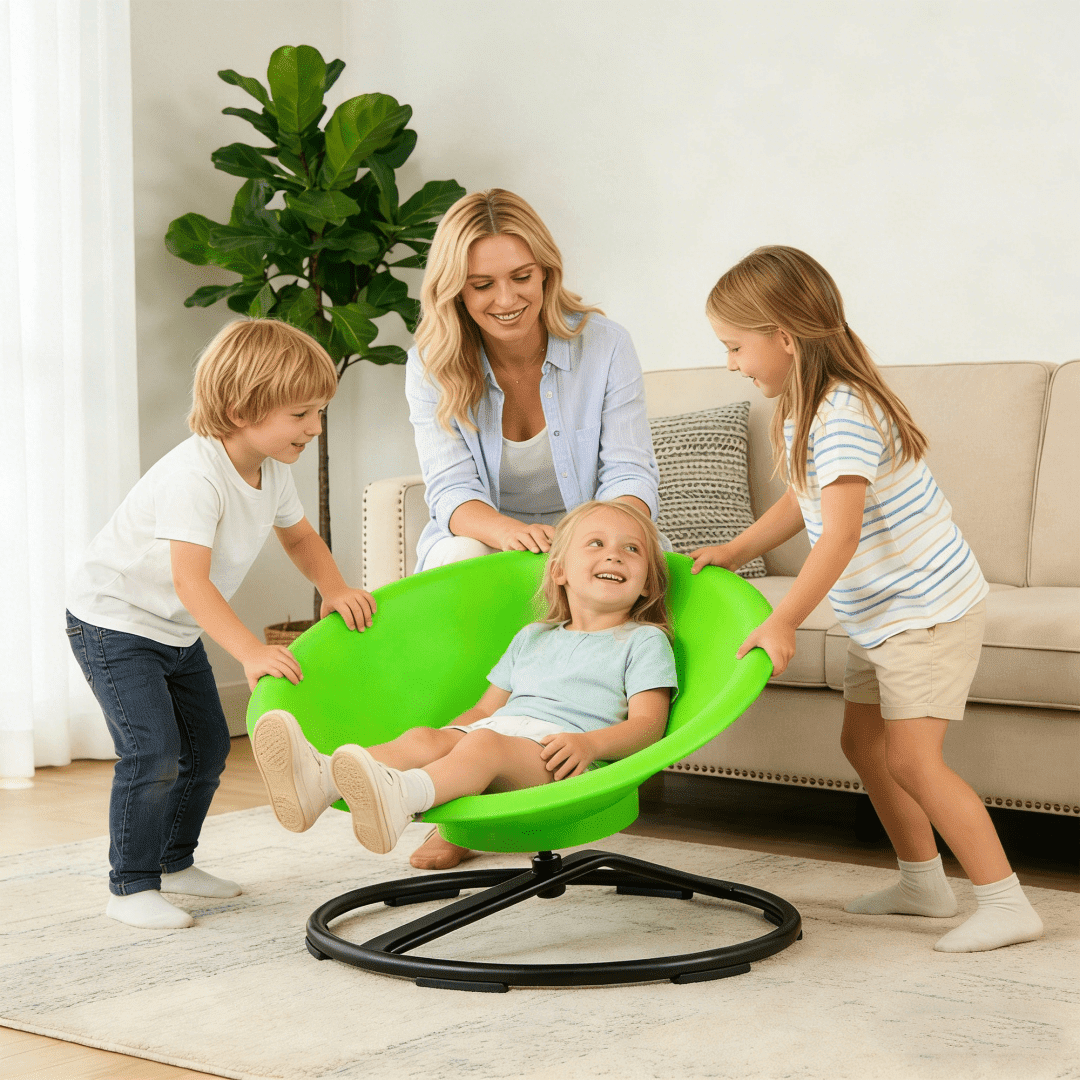 Adult 360° Spinning Sensory Chair, Fun Leisure & Relaxation Swivel Chair, Stress Relief Play Chair, Non-Slip Metal Base, 220 LBS Capacity