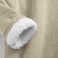 thumbnail image 6 of Bovemsi Womens Sweatshirts Winter Fleece Lined Warm Shirts For Women Casual Solid Color Long Sleeve Crewneck Thermal Top Fashion Outfits 2025 Clothes, 6 of 8
