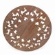 thumbnail image 2 of Tallado de flores, tallado, redondo, madera, apliques, figura, 2 of 5