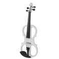 thumbnail image 4 of Kit de Violon, Violon Électrique Professionnel à Grand Application, Volume de Ton Réglable Silencieux pour Pratique Performance Blanc, 4 of 7