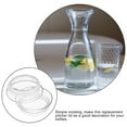 thumbnail image 6 of Zehuanyu 4pcs Glass Pitcher Lid With Silicone Sealing Ring Pitcher Lid Water Jug Glass Lid Replacement, 6 of 8