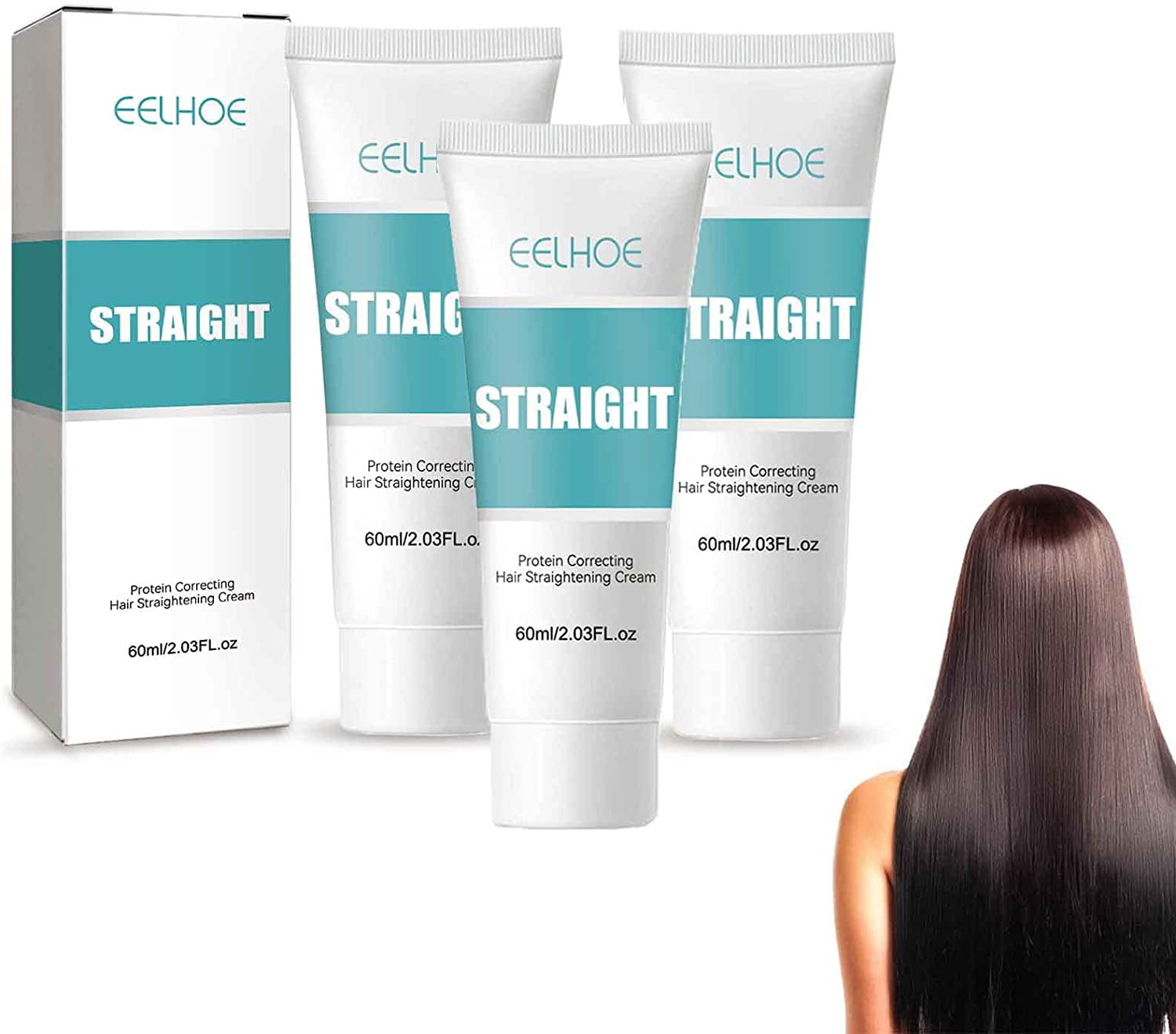 1/2/3/5/PCS IVILA Hair Straightening Cream, IVILA SILK & GLOSS HAIR  STRAIGHTENING CREAM, Hair Straightener Cream for Girl,Protein Correcting Hair  Straightening Cream (3PCS) 