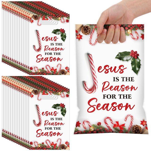 Bolsas de regalo Panelee Jesus Is the Reason for the Season x100