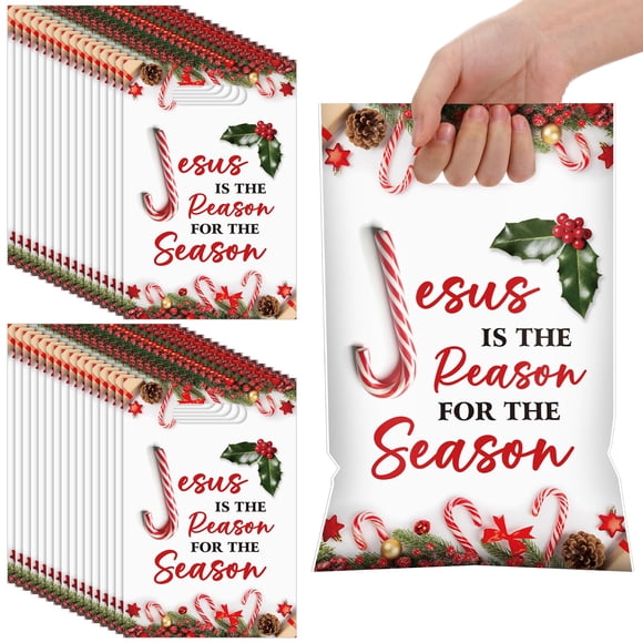 Bolsas de regalo Panelee Jesus Is the Reason for the Season x100