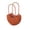 C-M, variant on Wall Mounted Imitation Rattan Storage Basket, Decorative Hanging Flower Basket for Wall Decor, Small Item Organizer for Keys and Mail, Rustic Home Accent Piece