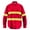 Red, variant on Premium High Visibility Hi Vis Reflective Safety Work Shirts - Full Sleeve (Large, Red)