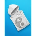 thumbnail image 3 of Yin Yang Sketch Hoodie Men -Image by Shutterstock, Male x-Large, 3 of 4