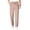 3# Camel, variant on Mens Pull On Stretch Relaxed Fit Smart Casual Pants - Comfy Stretch Breathable Pants for Men Over 50 Black 3XL