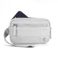 thumbnail image 3 of The ' Wallet 2nd Gen Nylon Quilted 3-Zipper Wristlet Wallet for Women with ID Window, 3 of 3