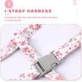 thumbnail image 4 of Cat Floral Harness Leash Set Cute Puppy Harness with Reflective Bag Adjustable Soft Harness Fit Puppy Kitten Rabbit Outdoor, 4 of 7