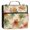 Watercolor Maple Leaves Pattern, variant on Water-Resistant 3-Ring Binder Organizer with Multiple Pockets Zipper Binder Bag for Office Watercolor Maple Leaves Pattern