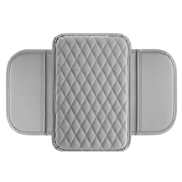 Buy 2 get 10% off Upgraded Car Center Console Cover,Microfiber Leather Car Armrest Cover Cushion With 2 Storage Bags,Universal Car Armrest Storage Box Car Interior Accessories