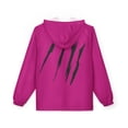 thumbnail image 2 of Effete Feline Claw Marks Scratch Windbreaker Jacket (AOP), 2 of 10