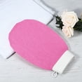 thumbnail image 6 of Unique Bargains 1 Pc Rayon Shower Gloves Exfoliating Gloves for Bathroom 8.86"x6.02" Pink, 6 of 6