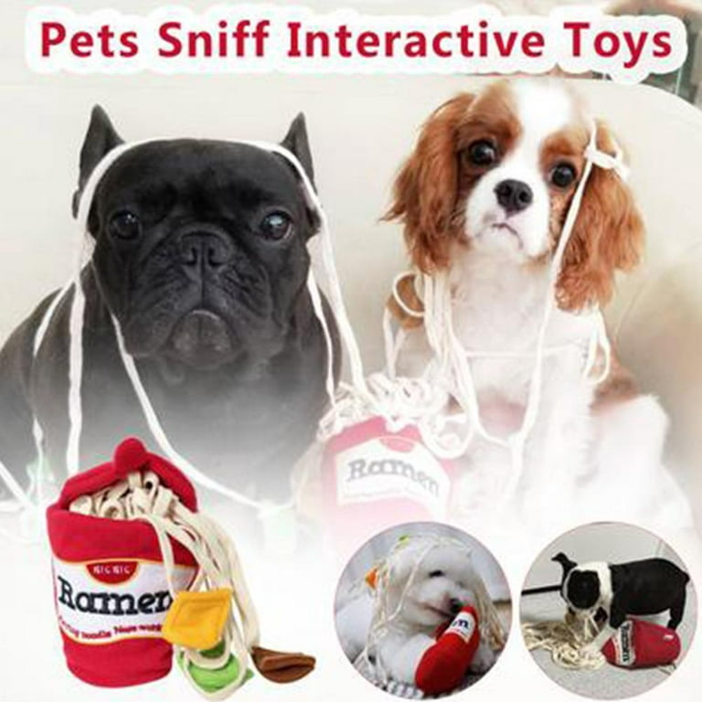 Pet Supplies : YCSH Ramen Dog Toy,Dog Nose Work Toy,Noodle Dog,Dog