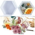 thumbnail image 2 of Large Silicone Molds for Resin, Actvty Large Resin Molds, 9 Inch Upgraded Hexagon Silicone Molds for Flowers Preservation, DIY Wedding, Valentine, Anniversary and Home Decors, 2 of 8
