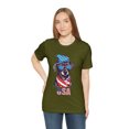 thumbnail image 5 of Happy July 4th Patriotic Dog USA Unisex Jersey Short Sleeve Tee, 5 of 12