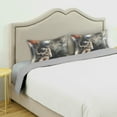 thumbnail image 3 of Yayeee Pillowcase Standard Size Set of 2 Satin Wrinkle Resistant Pillow Case, Watercolor Space, 3 of 8