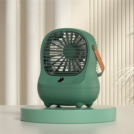

amousa Mini Fan USB Rechargeable Electric Fans 3-speed Desktop Fan Spray Hydrating Fan Summer Outdoor Sport Fan