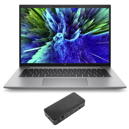 HP ZBook Firefly G10 Workstation Laptop (Intel i7-1355U 10-Core, 14.0in 60 Hz Wide UXGA (1920x1200), Nvidia RTX A500, 64GB DDR5 5200MHz RAM, 1TB PCIe SSD, Backlit KB, Wifi, Win 11 Pro) with USB-C Dock