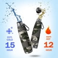 thumbnail image 2 of 29oz Insulated Water Bottle with Tea Infuser, Stainless Steel Travel Mug, Camouflage Print, 2 of 6