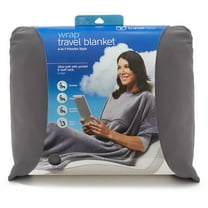 Travelrest 4-in-1 Travel Blanket - Compact Comfort for Airplanes, Cars, and More