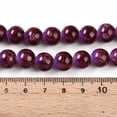 thumbnail image 5 of Baking Painted Glass Beads Strands Round Two Tone Saddle Brown 10~10.5mm Hole: 1.4mm 79~83pcs/strand 29.92~31.10 inch(76~79cm), 5 of 5