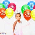 thumbnail image 3 of PMU Happy 3rd Birthday Balloons 12 Inch Latex (Assorted, Color) Pkg/100, 3 of 7