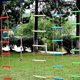 thumbnail image 2 of Juguete azul del juego del columpio que sube del patio trasero del patio para los niños, 2 of 5