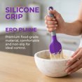 thumbnail image 4 of Unique Bargains Heat-Resistant Dishwasher Safe Spatula Cooking Utensil Purple 13" x 2.2", 4 of 5