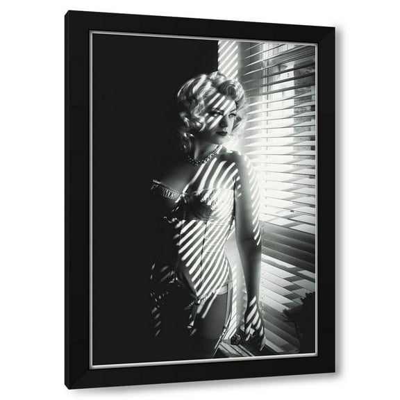 Hollywood Photo Archive 11x14 Black Modern Wood Framed Wall Art Titled - Promotional Stills - Film Noir Genre