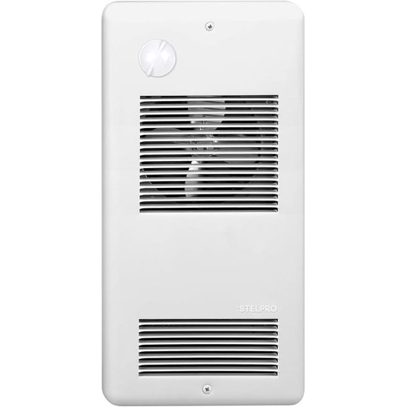 ARWF2002TW Electric Wall Heater with Thermostat, 2000W 240V, White